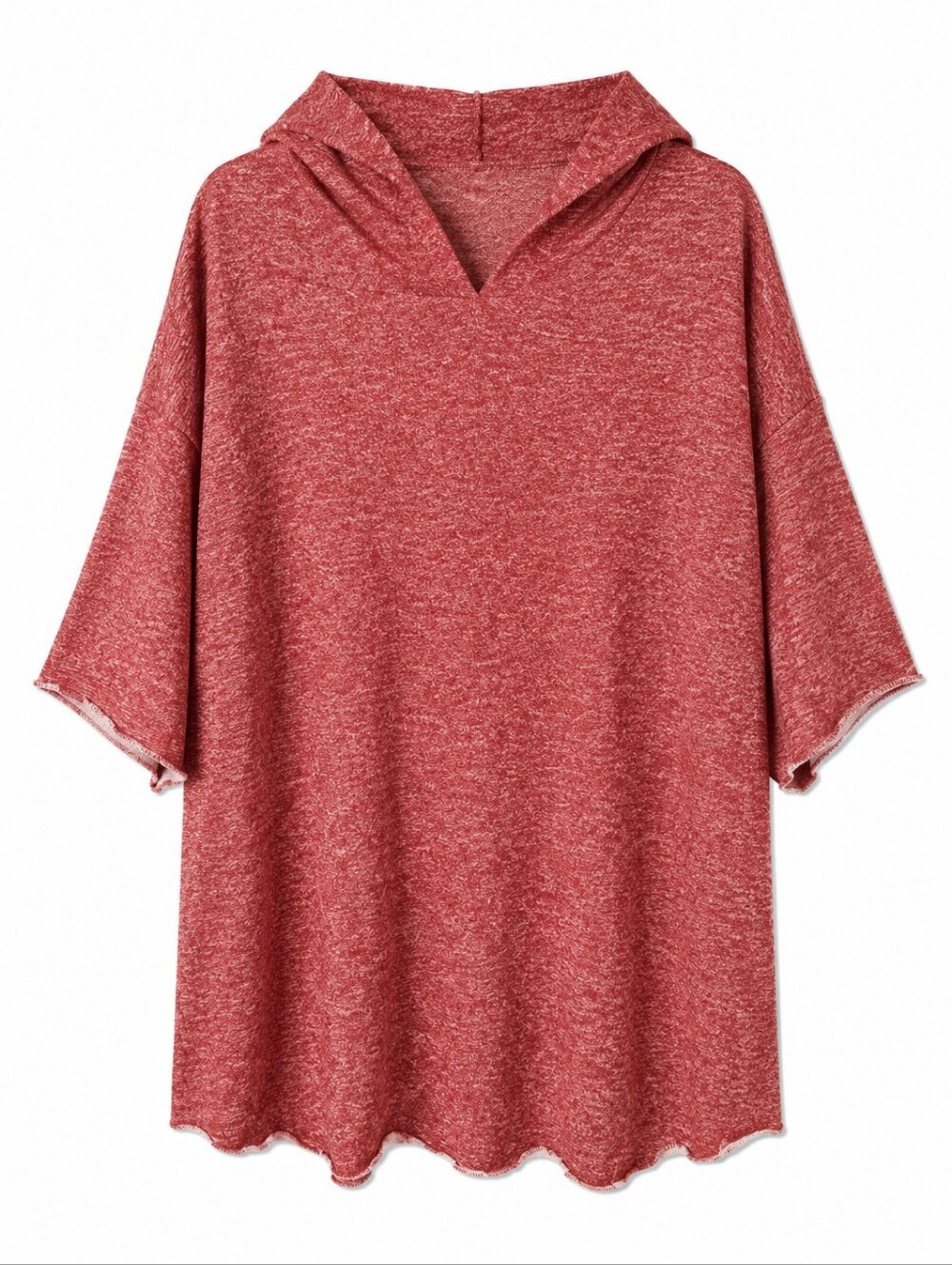 Lularoe Heathered Frankie Hoodie Frayed Style Size XL